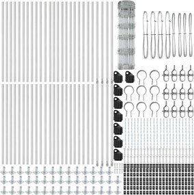 vidaXL Στύλος Περιφράξεων Γαλβανισμένο 100 x 0,8 μ Ατσάλι