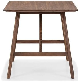 Τραπέζι Springfield B103, Καρυδί, 75x80x140cm, Φυσικό ξύλο καπλαμά, Ξύλο