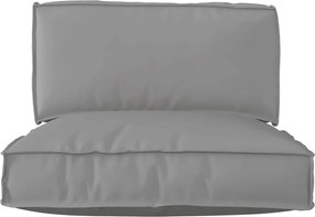 vidaXL Σετ Μαξιλαριών Πάγου 2 pcs Γκρι Ύφασμα Όξφορντ