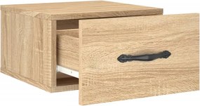 vidaXL Κομοδίνα Επιτοίχια Sonoma Δρυς 35 x 35 x 20 εκ.
