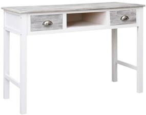 vidaXL Γραφείο Γκρι 110 x 45 x 76 εκ. Ξύλινο