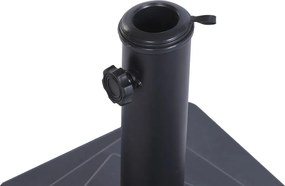 Βάση ομπρέλας Home ESPRIT Μαύρο 36 x 36 x 35 cm