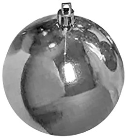 Σετ Μπάλες 6τμχ Γυαλιστερές Silver Δ6εκ. Xmas fest 93-1691