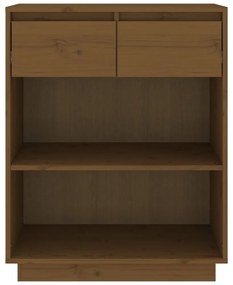 vidaXL Ντουλάπι Κονσόλα Μελί 60 x 34 x 75 εκ. από Μασίφ Ξύλο Πεύκου