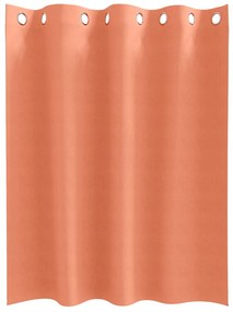 vidaXL Κουρτίνες με κουρτίνες 2 pcs Τερακότα 140x140cm Πολυεστέρας