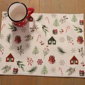 Χριστουγεννιάτικο Σουπλά (33x48) Nef-Nef Homeware White Christmas