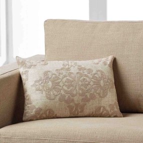Μαξιλαροθήκη Arte 753/13 Κεντημένη Brown Gofis Home 30Χ45 30x45cm Cotton-Polyester