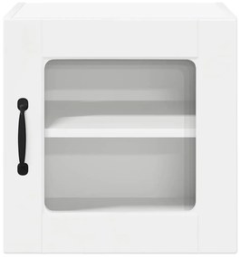 vidaXL Ραφιέρα τοίχου PORTO 2 pcs Υψηλής γυαλάδας λευκό