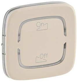 Πλακίδιο Ρυθμιστή Φωτισμού Dimmer 2 Στοιχείων SCS Μπεζ Valena Allure 755424 Legrand-755424-Μπεζ 755424