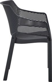 ΠΟΛΥΘΡΟΝΑ ΠΟΛΥΠΡΟΠΥΛΕΝΙΟΥ PEGGY HM6368.02 ΜΑΥΡΟ 60x55x79Υεκ