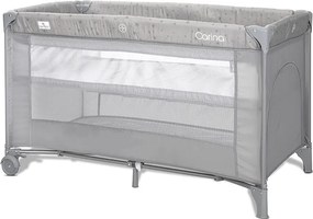 BABY COT CARINA 2 LAYERS GREY STARS