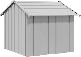 vidaXL Σπιτάκι σκύλου με οροφή 85x107x81 cm Γαλβανισμένος χάλυβας