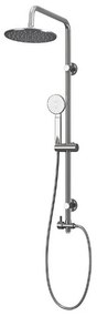 Κολόνα Σταθερού Ντους Magda C6064B Chrome Karag Ατσάλι,Abs