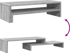 vidaXL Βάση Οθόνης Γκρι Sonoma 54x22x15 εκ. από Επεξεργασμένο Ξύλο