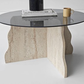 Coffee Table Butterfly - Travertine, Fume Travertine
Fume