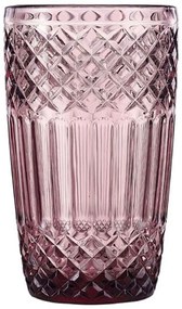Ποτήρι Νερού Barocco 765070 380ml Purple Marva Glass
