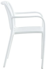 Καρέκλα - Πολυθρόνα TIPPY C5940.01 Λευκή Πολυπροπυλενίου 55x55x81Υεκ. 55x55x81 εκ.