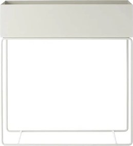 Κασπώ - ράφι με μεταλλική βάση λευκό Y60x60x25εκ.