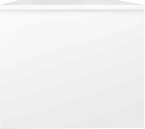 vidaXL Τραπεζάκι Σαλονιού Λευκό 80x50x42,5 εκ. Επεξεργασμένο Ξύλο