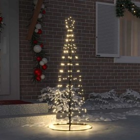 vidaXL LED Χριστουγεννιάτικο Δέντρο με βάση Θερμό λευκό 250 cm Σίδερο