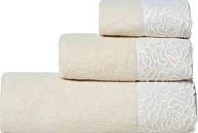 Πετσέτες Μπάνιου (Σετ 3τμχ) Kentia Stylish Starlight 26 Beige 450gsm
