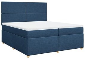 ΚΡΕΒΑΤΙ BOXSPRING ΜΕ ΣΤΡΩΜΑ ΜΠΛΕ 200X200 ΕΚ. ΥΦΑΣΜΑΤΙΝΟ 3293686