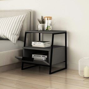 Κομοδίνο Ανθρακί PAL 45x40x50