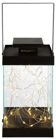 Φανάρι (LED) 'Glorie' Συνθετικό Μαύρο 13x14x30cm-05161062