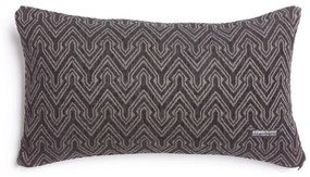 Μαξιλαροθήκη Διακοσμητική Tymfi Classic Black-Beige Aslanis Home 30X50 Βαμβάκι-Chenille