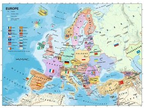 Παζλ Ravensburger Carte d'Europe