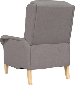 vidaXL Πολυθρόνα Taupe ύφασμα