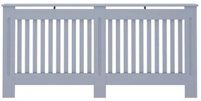 vidaXL Κάλυμμα Καλοριφέρ Ανθρακί 172 x 19 x 81,5 εκ. από MDF