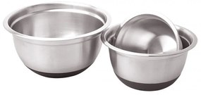 Ανοξείδωτα μπολ ανάμειξης σετ 3τμχ Klausberg KB 7388, 5 l, 3 l, 1,6 l, Αντιολισθητική βάση