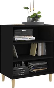 vidaXL Ραφιέρα Μαύρη 57 x 35 x 70 εκ. από Μοριοσανίδα