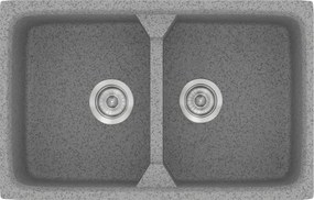 Sanitec Classic 318 (78×51) - Γρανιτένιος νεροχύτης - Granite GREY