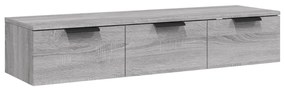 vidaXL Ντουλάπι Τοίχου Γκρι Sonoma102x30x20εκ. Επεξεργασμένο Ξύλο