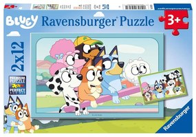 Παζλ Bluey - Fun With Bluey 5693 (2x12 Κομμάτια) 3 Ετών+ Multi Ravensburger