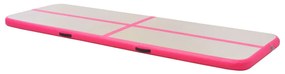 vidaXL Στρώμα Ενόργανης Φουσκωτό Ροζ 800 x 100 x 10 εκ. PVC με Τρόμπα