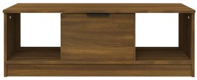 vidaXL Τραπεζάκι Σαλονιού Καφέ Δρυς 102x50x36 εκ. Επεξεργασμένο Ξύλο