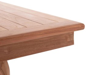 Τραπέζι Τραπεζαρίας WONDER Ξύλο ΤΕΑΚ Φυσικό 180x91x75Υ εκ. 180x91x75 εκ.
