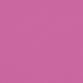 Μαξιλάρια Καρέκλας Κήπου 4 τεμ. Ροζ 50x50x3 εκ. Υφασμάτινα - Ροζ