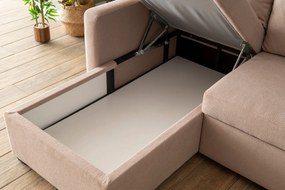 Corner Sofa-Bed Kado - Mink Mink