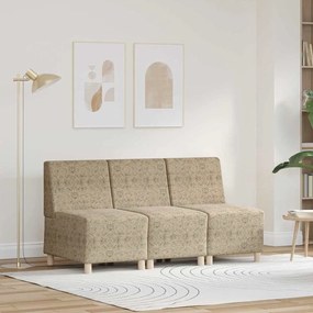 vidaXL Καθίσμα Σαλονιού 3 pcs Ανοιχτό γκρι 55 x 74 x 82 εκ.