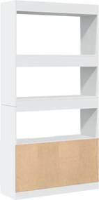 vidaXL Ντουλάπι Λευκό 92x33x180εκ. από Επεξεργασμένο Ξύλο