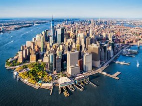 Φωτογραφία aerial view of Lower Manhattan. New York, Eloi_Omella