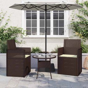 vidaXL Μαξιλάρια καθισμάτων 2 pcs Κρεμ 47 x 36 x 2 εκ. Πολυεστέρας