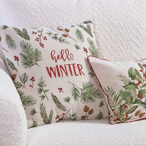 Χριστουγεννιάτικο Μαξιλάρι (45x45) Nef-Nef Homeware Hello Winter