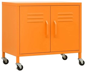 vidaXL Ντουλάπι Αποθήκευσης Πορτοκαλί 60 x 35 x 56 εκ. από Ατσάλι