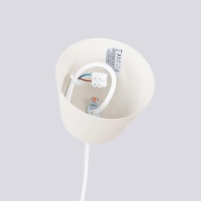Κρεμαστό φωτιστικό BILO beżowa/ατσάλι/μπέζ/1x15W