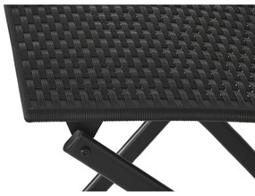 Έπιπλα κήπου Home ESPRIT Μαύρο 58 x 58 x 71,5 cm